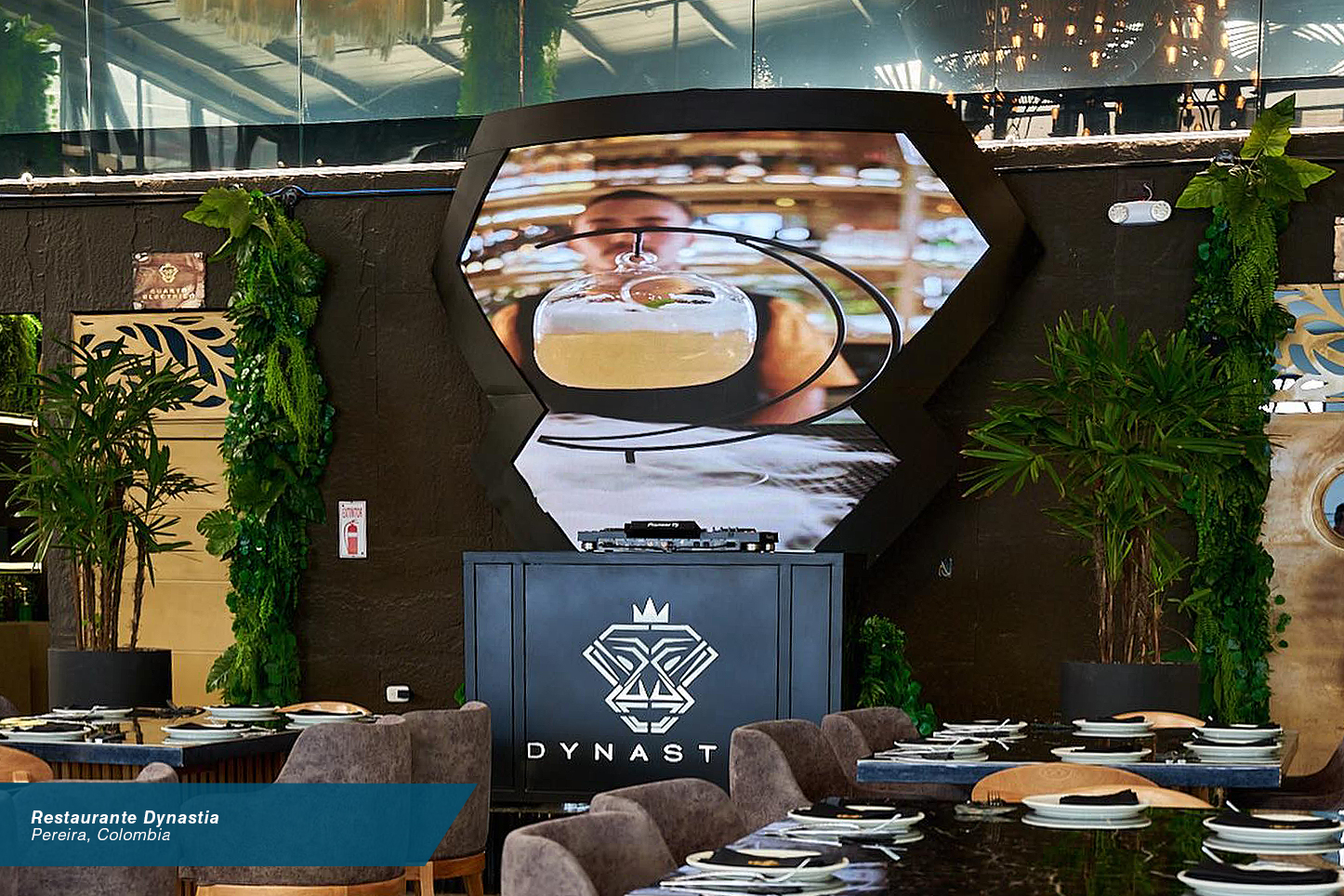 Pantalla personalizada para Dynastia Restaurante